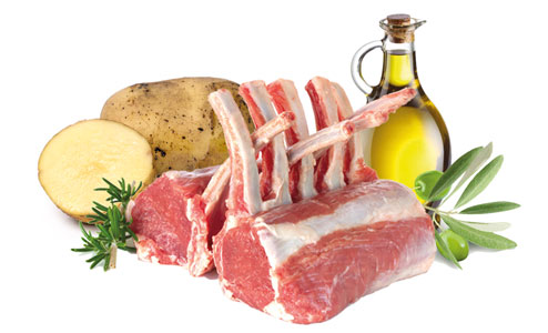 Benefits Mediterranean Diet Lamb with potatoes