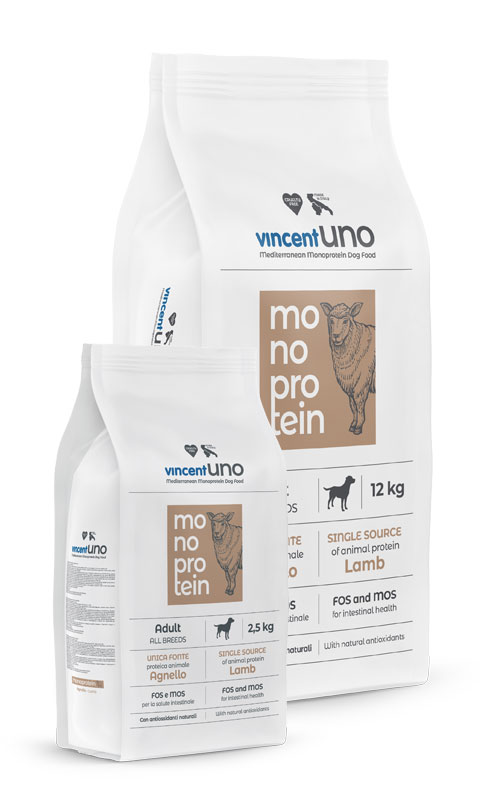 Dry dog food Vincent Uno Monoprotein Lamb