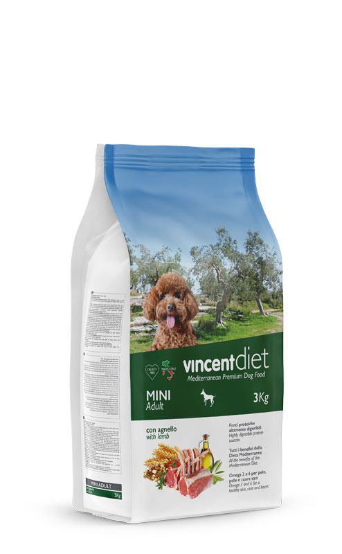 Crocchette per cani Vincent Diet con agnello