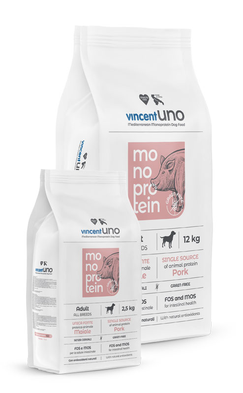 Dry dog food Vincent Uno Monoprotein Grain Free Pork